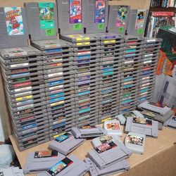 Nintendo NES SNES And N64 Games 