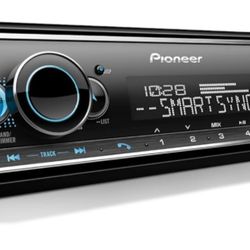 Pioneer MVH-S522BS Bluetooth Car Stereo with USB/AUX Inputs, Pioneer Smart Sync, and Hands-Free Calling for Enhanced in-Car Audio Experience.
