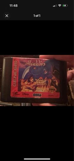 Disney Aladdin Sega Genesis Video Game Disney Retro