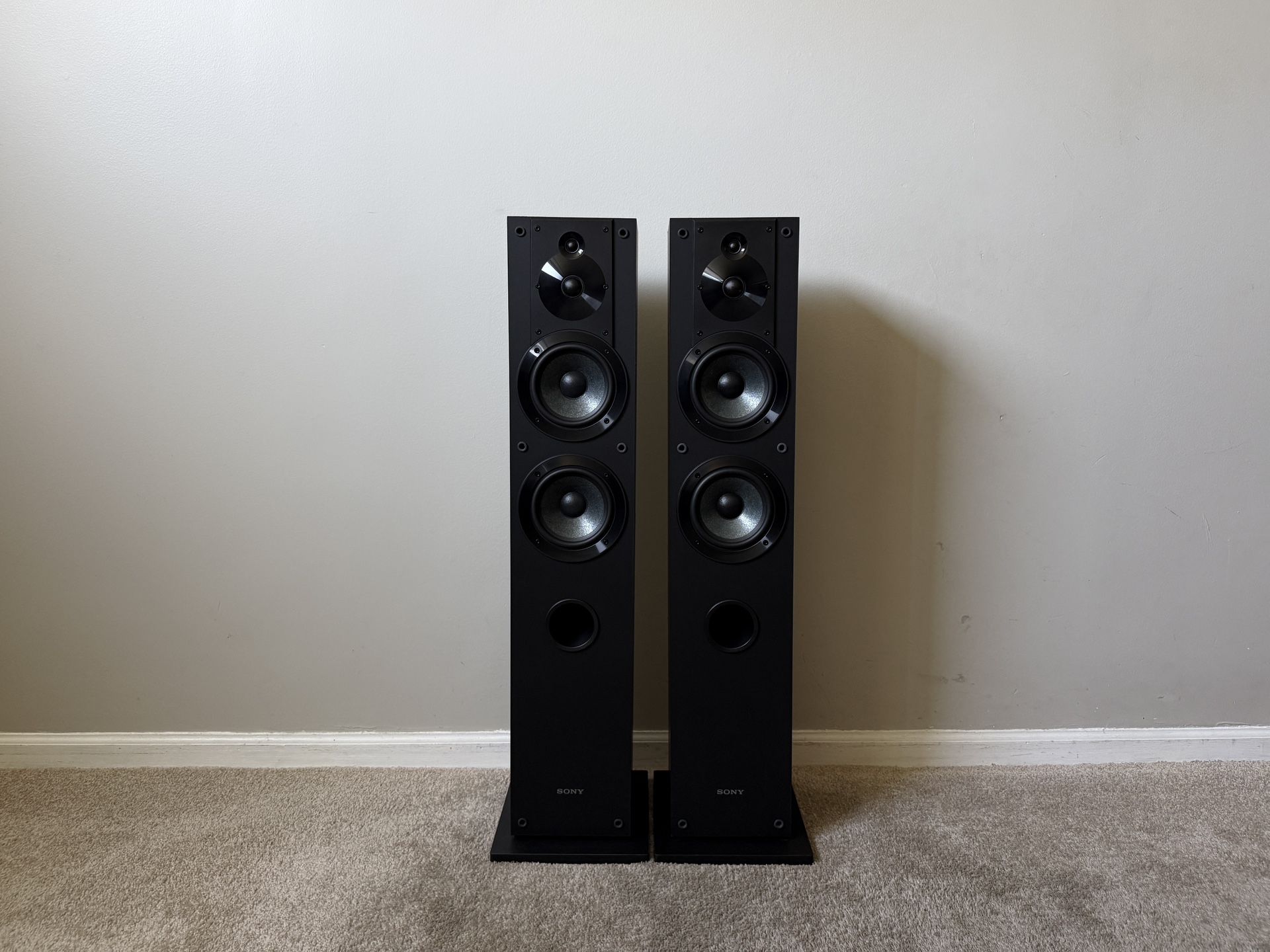 Sony SS-CS3 3 Way Tower Home Floor Standing Speakers 145W