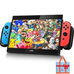 G-STORY 10.1‘’ Portable Monitor for Switch, 1080P Portable Gaming Monitor IPS Screen with USB Type-C and Randomly Bag, Game Mode, Travel Monitor fo Sw