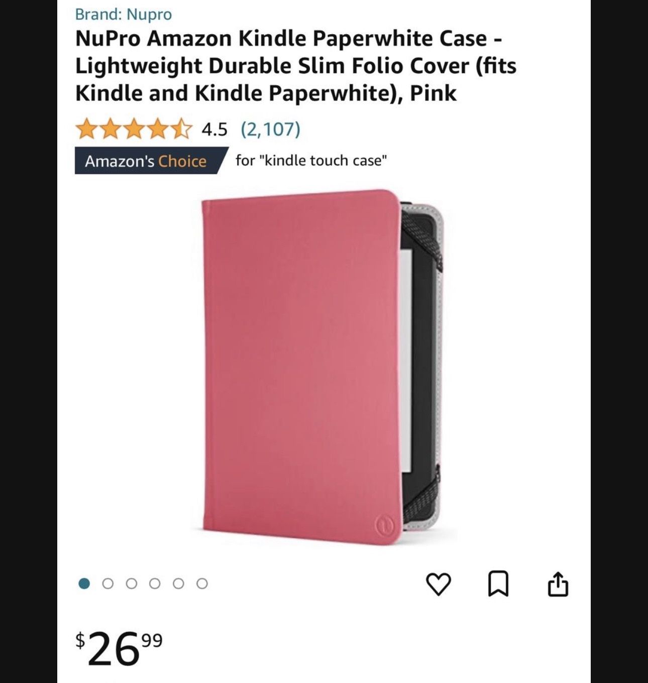 Paper white Kindle 