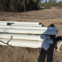 16 pc. 6” inch 20’ foot rainish pipe $ 45 pc.
