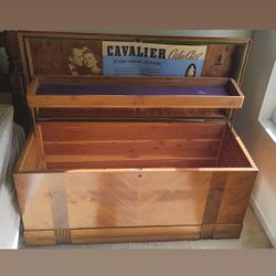Antique Cavalier Cedar Chest