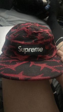 Supreme Thorn Camp Cap Red new