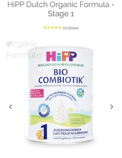 HIPP organic formula stage 1 baby formula