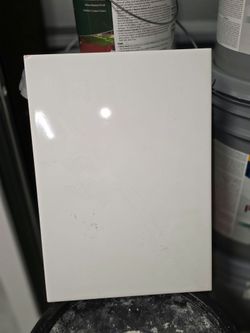 10x14 white tile Cash only