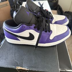 Air Jordan 1 Low Court Purple