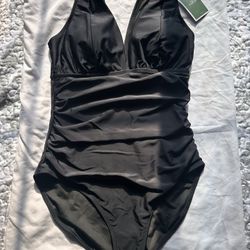 Black One Piece Bathing Suit
