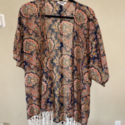 Cardigan Sheer Boho 