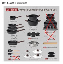 Non-Stick Pots and Pans Cook Set