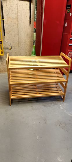 Wood Shoe Rack
