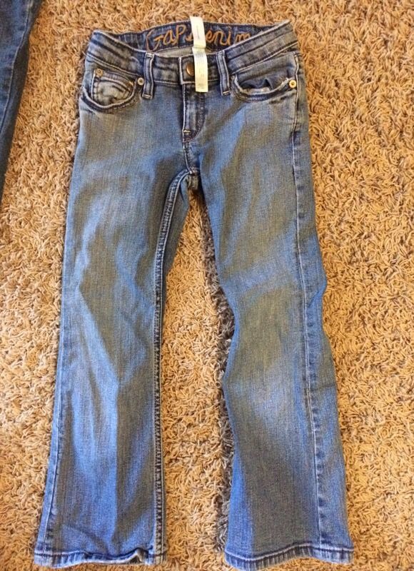 Girls boot cut gap jeans