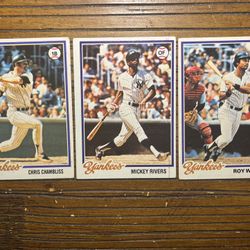 Yankees Baseball Cards 