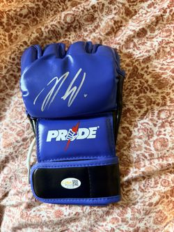 Nick Diaz Signed Pride Glove