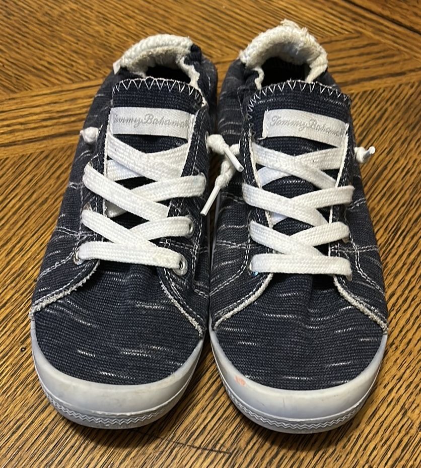 Tommy Bahama Shoes Navy/White Slip-On No Tie Memory Foam Women’s Size 6.5
