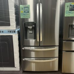 Refrigerator Stainless Steel 36” New Open Box 1 Year Warranty 