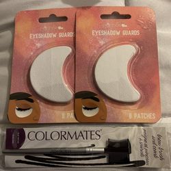 Eyeshadow Guards (2) / Brow Brush & Comb Set