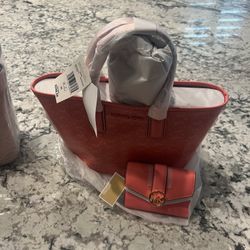 Michael Kors Tote And Wallet