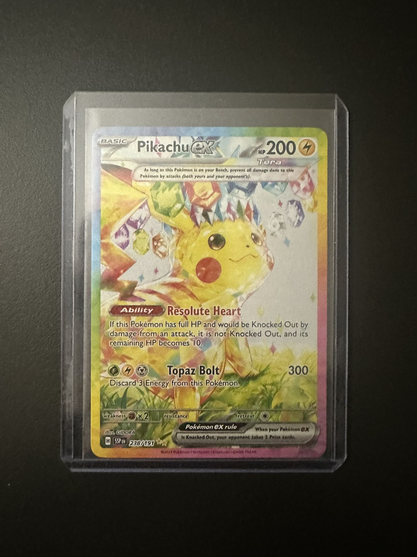 Pikachu EX 238/191