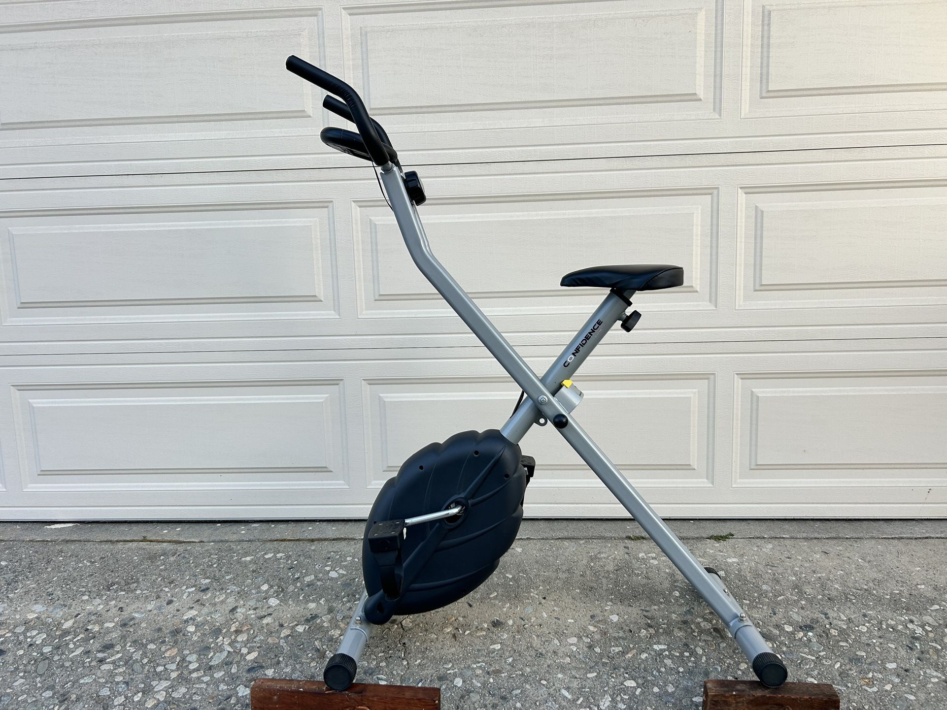 Stationary Folding in Door Cycling Exercise Bike