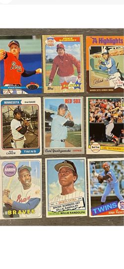 Vintage sports cards    Hank aaron +