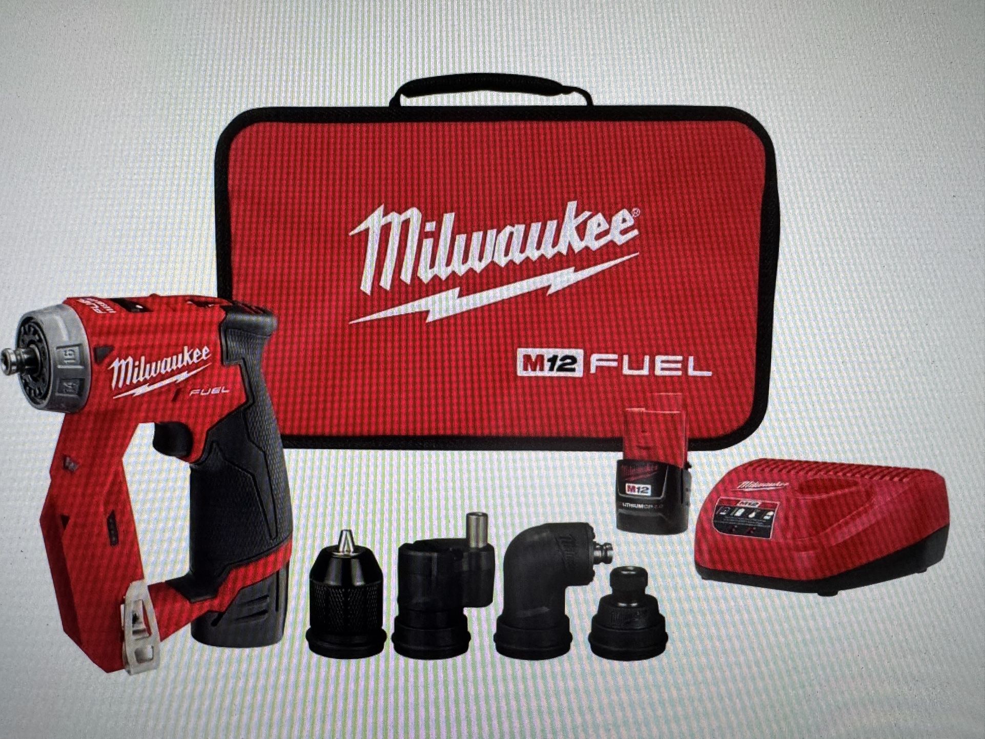 NEW Milwaukee 2505-22 m12Fuel Installation Drill/Driver Kit