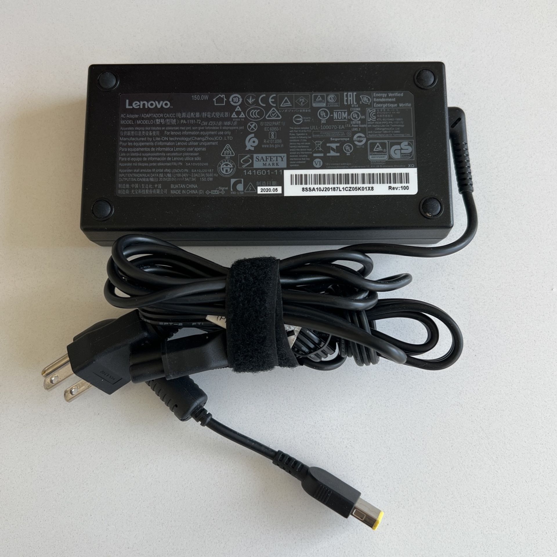 Lenovo High Power Laptops AC Adapter 150 Watt