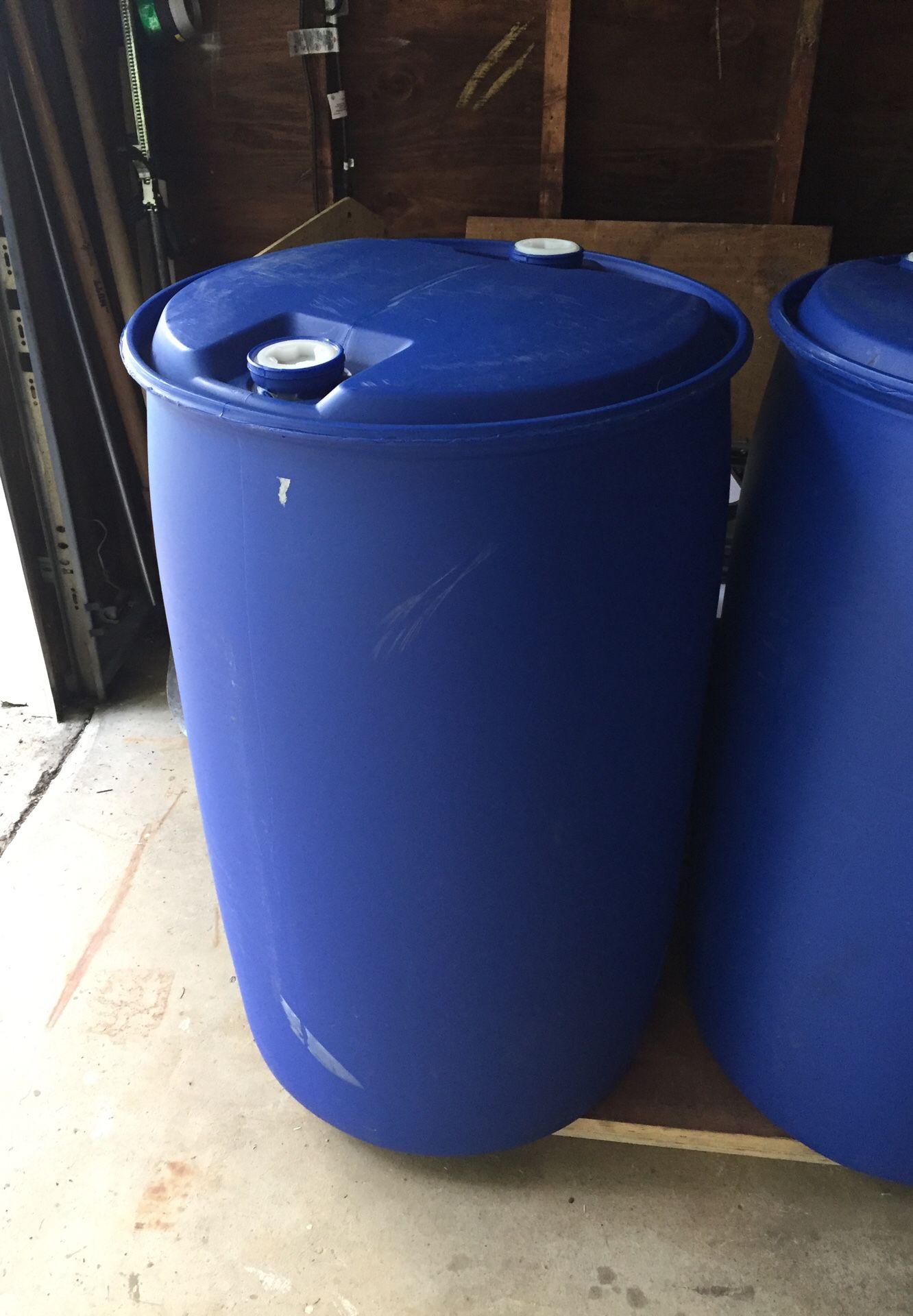 55 gallon food grade barrel