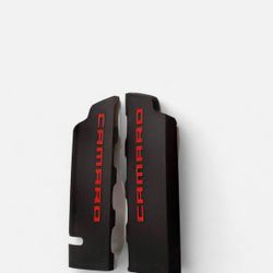 2016-2021 Camaro SS Gen V LT1 Engine Fuel Rail Covers Pair Black OEM GM