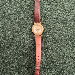 Vintage Brittania 22kt Gold Plated Mercury Dime Watch