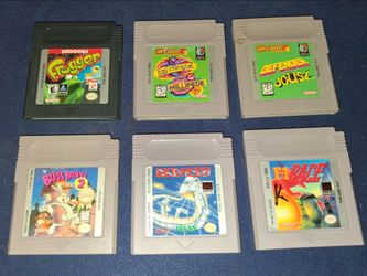 Lot of 6 Nintendo Game Boy Cartridges