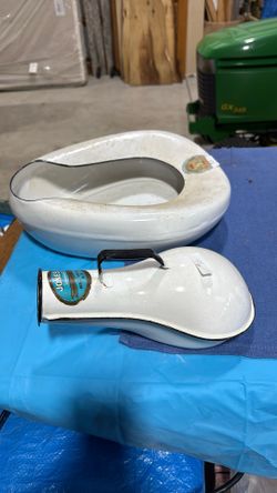Antique Bedpan And Urinal