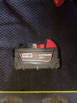 Milwaukee M18 RedLithium XC 4.0 Battery