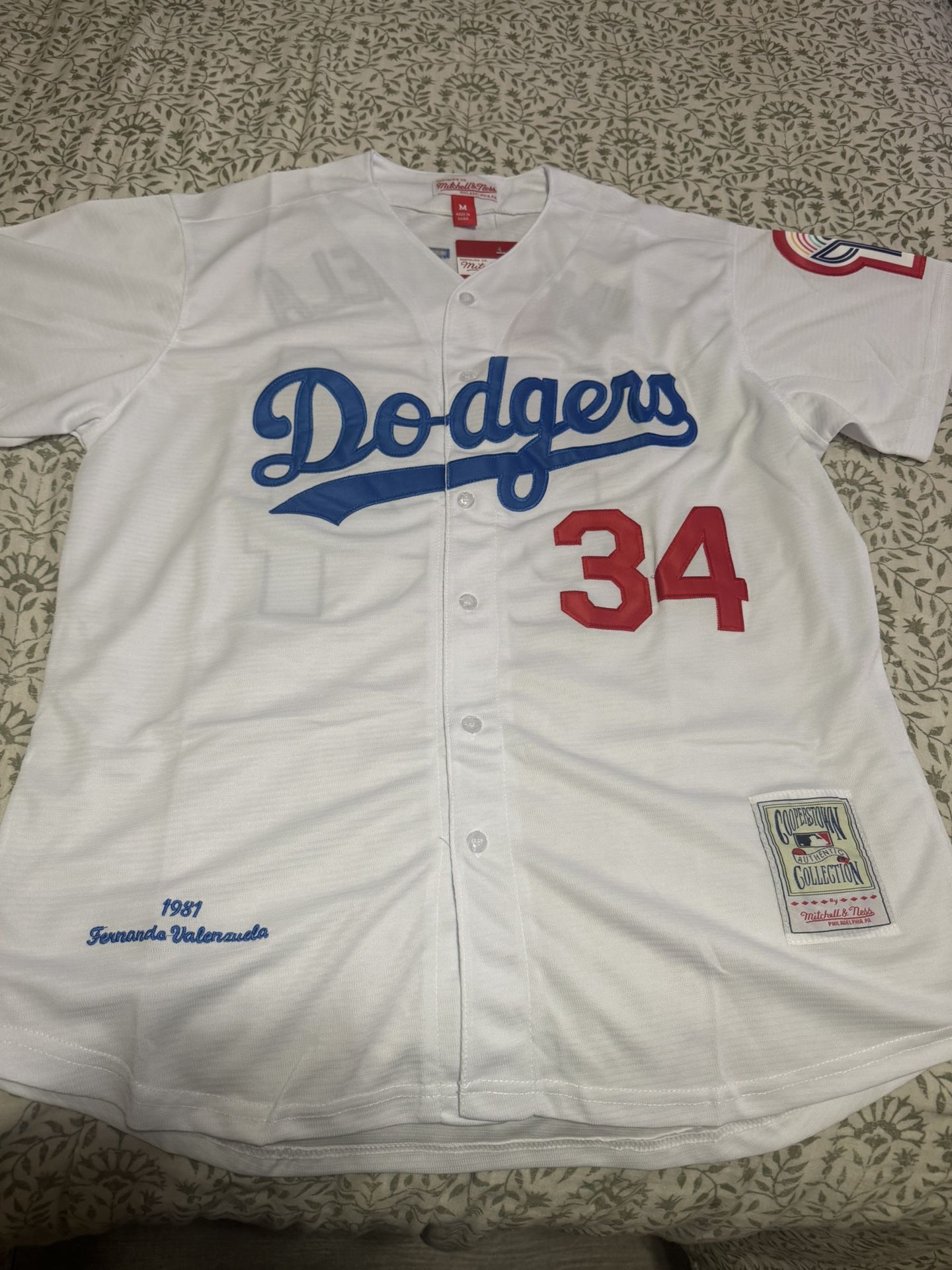 Dodgers Valenzuela Jersey
