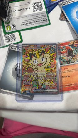 Meowth ex Full Art Pokémon Card 127/088
