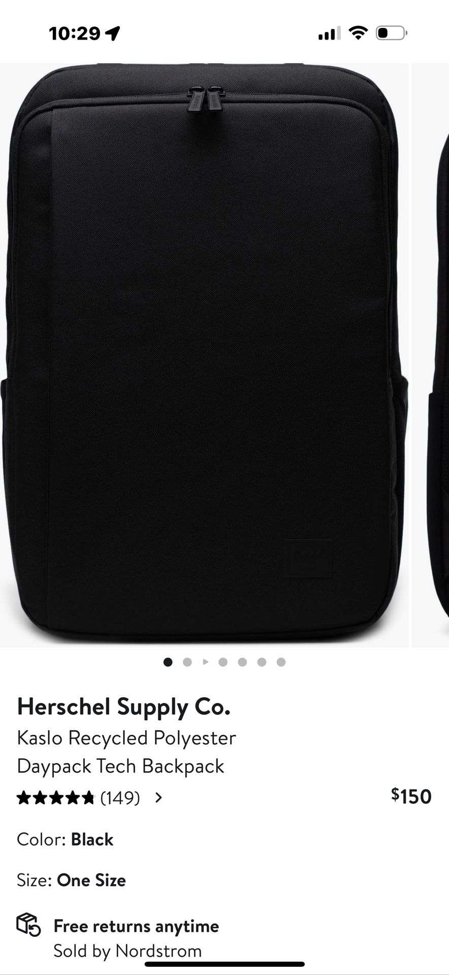 Herschel Tech Backpack and Herschel Tech Briefcase