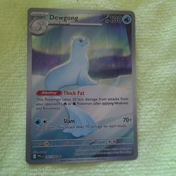 Pokémon TCG Dewgong 097/094 Phantasmal Flames Illustration Rare Holo