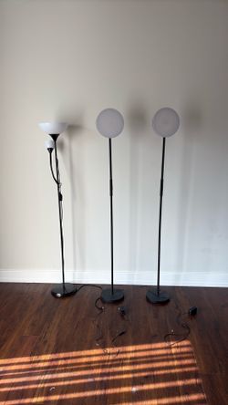Three lamps