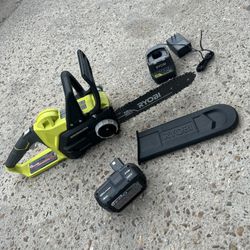 Ryobi Brushless 18v 12in Chainsaw Kit 