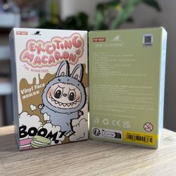 Labubu Macaron - Sesame Bean 