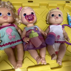 Baby Alive Dolls And Accessories Lot