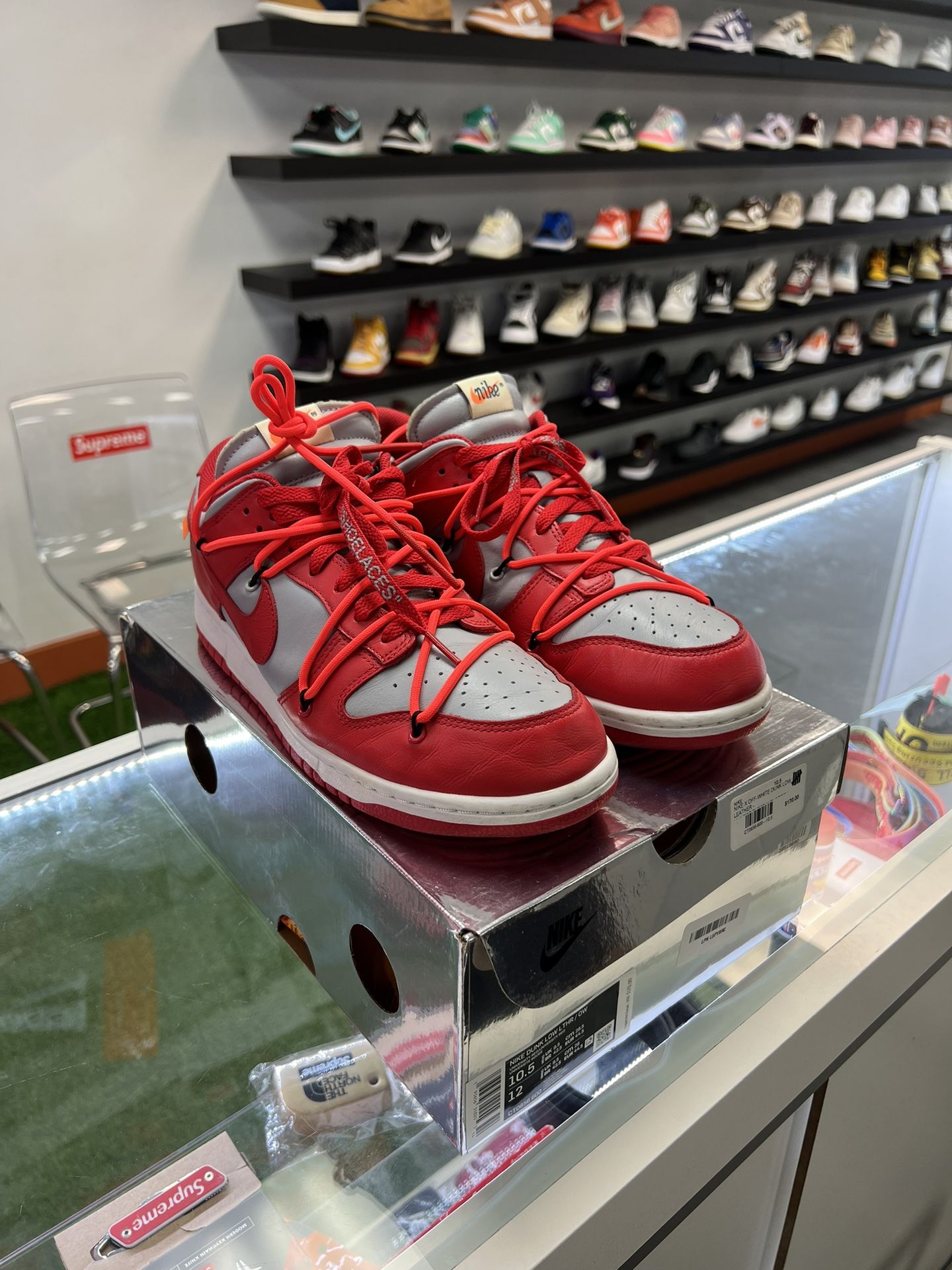 Nike Dunk Low Off White Unlv Size