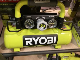 Ryobi 18V 1 Gallon Compressor ( Tool-Only) $140