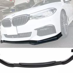 Fits 17-20 BMW G30 5 Series M Sport Front Bumper Splitter - PU