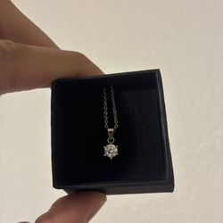 Best Offer Takes It! Beautiful Moissanite Diamond Stud Necklace