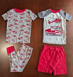 Toddler Boy Fire Fighter Rescue Pajamas Size 4 - Everett, WA