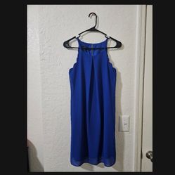 IN San Francisco Blue Sleeveless Dress
