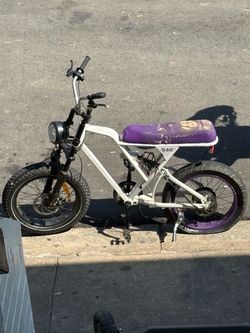 Amyet Electric Fat Tire Bike ONE FLAT TIRE