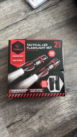 Torelli tactical LED flashlight set